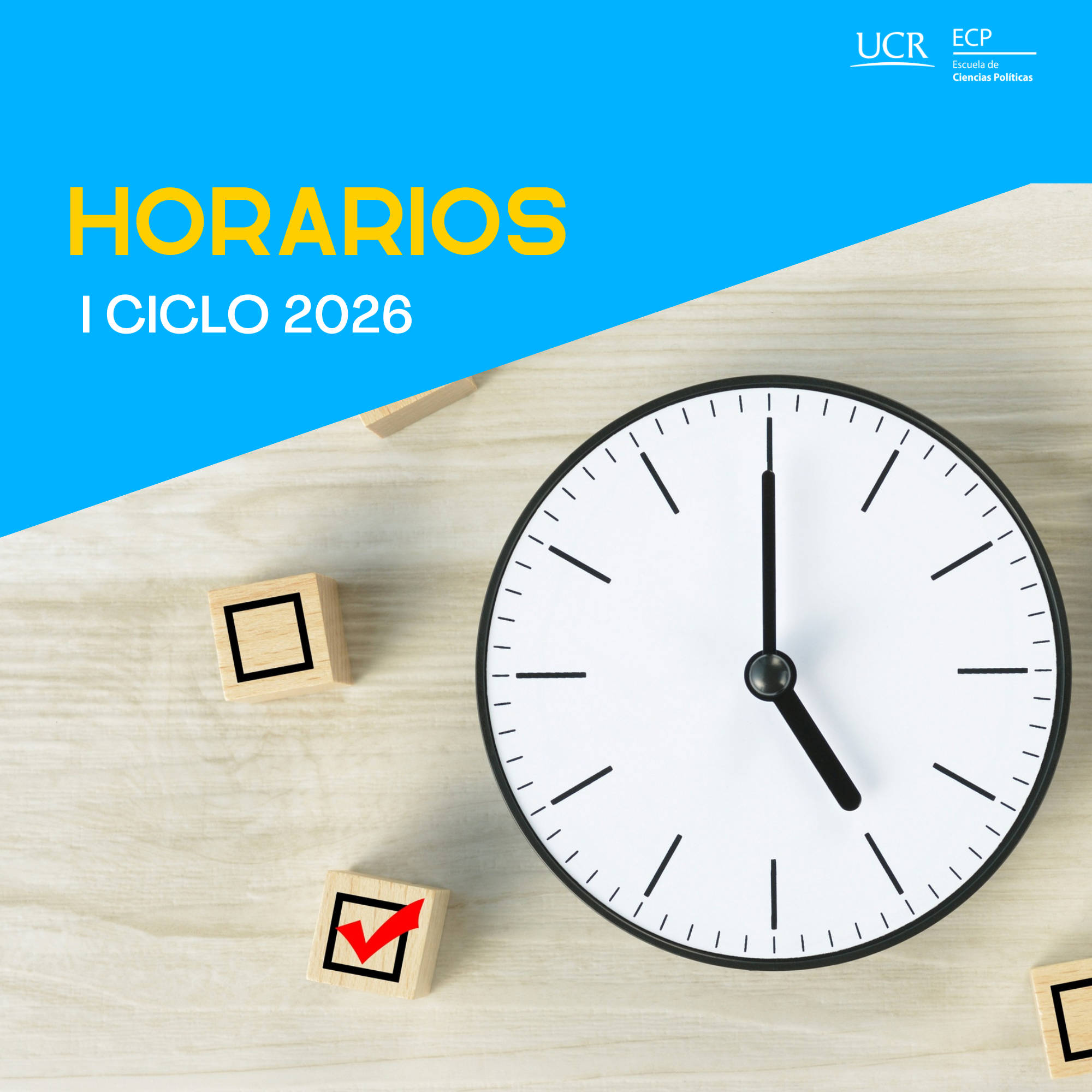 Horarios I Ciclo 2026
