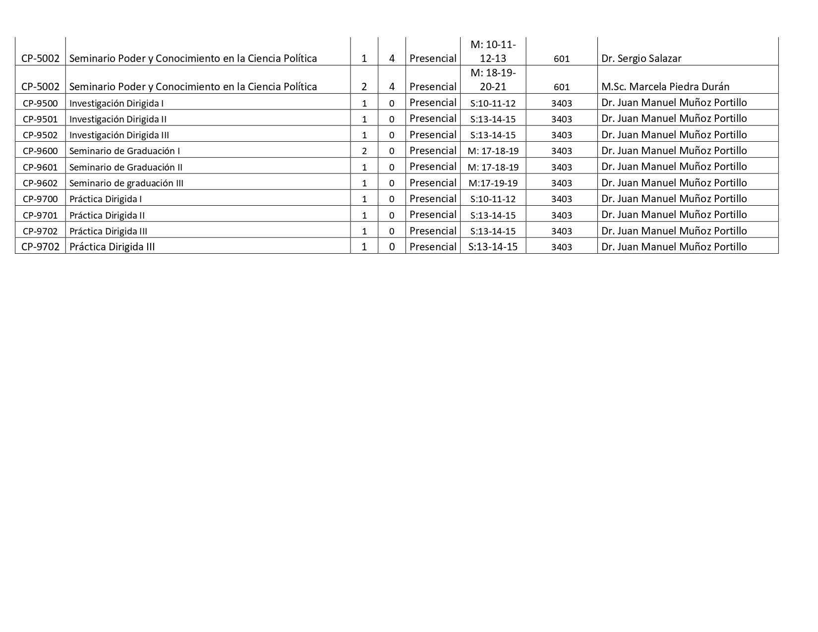 HORARIO DE CURSOS page 0004