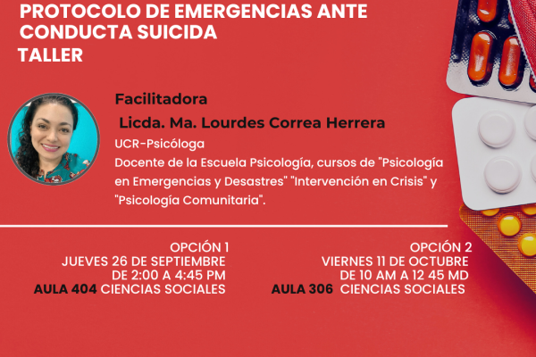 Capacitación sobre Primeros Auxilios Psicológicos y Protocolo de Emergencias ante Conducta Suicida.                                                                             