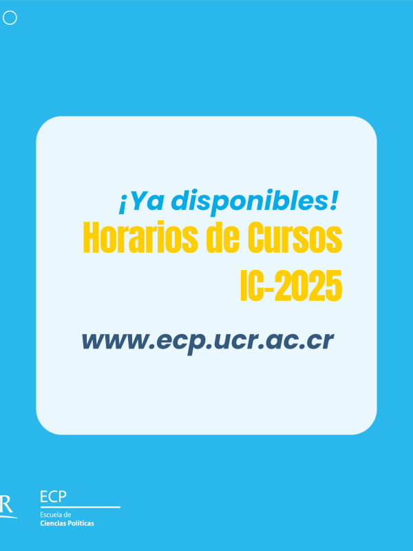 Horarios Cursos I Ciclo 2025