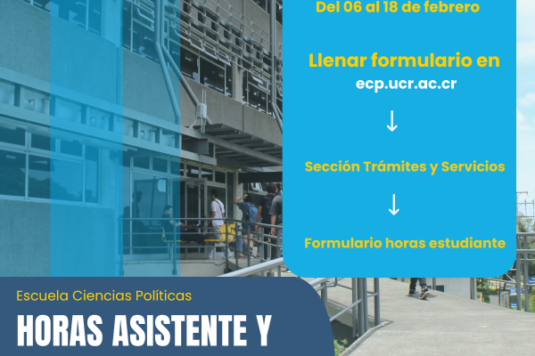 Horas asistente y estudiante I Ciclo 2025