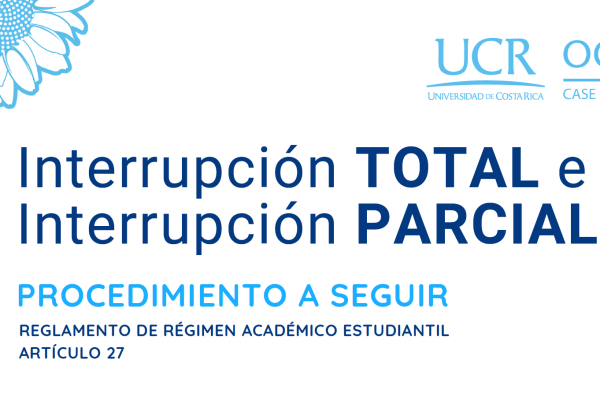 Información: Interrupción de Estudios. 