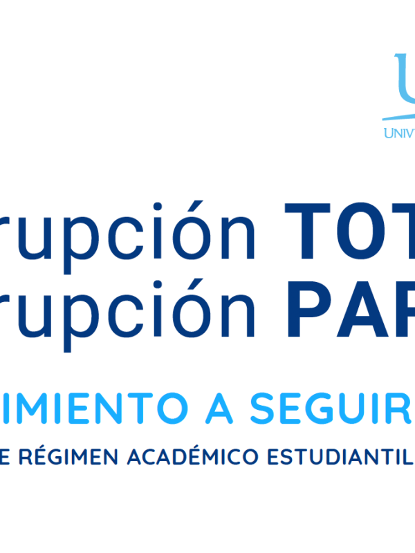 Información: Interrupción de Estudios. 