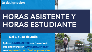 Apertura periodo aplicaciones para Horas Asistente y Estudiante